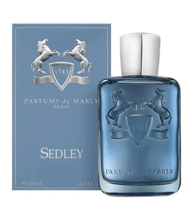 Parfums de Marly Sedley perfume bottle and packaging on a white background